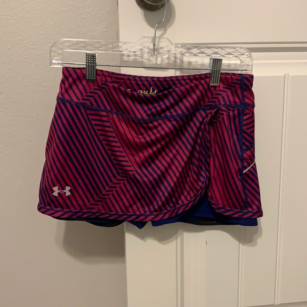 Purple and Pink Under Armour Tennis Skirt